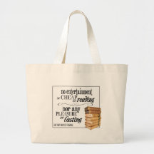 No Entertainment so Cheap as Reading Bags