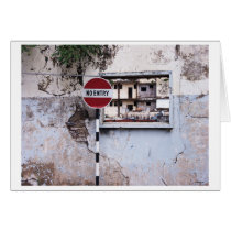 no entry a head cards