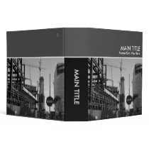 No Entry Construction Photo Book - (2.0in Ring) binders by artberry No Entry Construction Photo Book - (2.0in Ring) binders