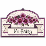 "No Entry" - Decorative Sign - 11 Photo Sculpture