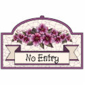 "No Entry" - Decorative Sign - 11 photo sculptures