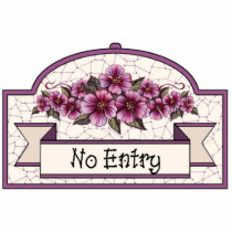 "No Entry" - Decorative Sign - 11 photo sculptures