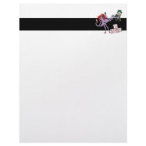 no escape funny octopus love customized letterhead