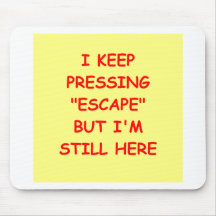 no escape mouse pad