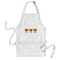 No Evil 3 Bears Apron