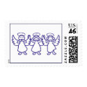 No Evil Angels - Drk Blue postage by teesyourspirit No Evil Angels - Drk Blue postage
