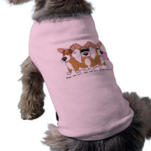 No Evil Corgi Trio Dog T-Shirt