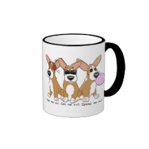 No Evil Corgi Trio Mug