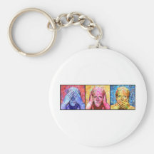 No Evil.jpg Key Chains