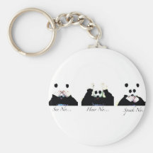 No Evil Key Chain