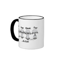 No Evil Lambs mugs by creationhrt No Evil Lambs mugs