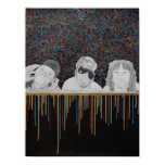 No Evil Print by Meghan Oona Clifford posters