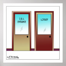 No Exit from the IRS Poster