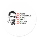 NO EXPERIENCE, NO OBAMA stickers by antiobama NO EXPERIENCE, NO OBAMA stickers