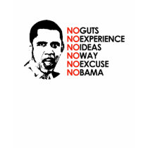 NO EXPERIENCE, NO OBAMA t-shirts by antiobama NO EXPERIENCE, NO OBAMA t-shirts
