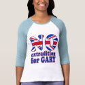 No Extradition for Gary McKinnon T-shirts by Scarebaby No Extradition for Gary McKinnon T-shirts