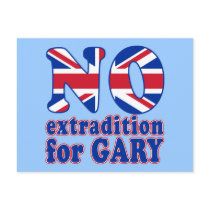 No Extradition for Gary McKinnon T-shirts postcards