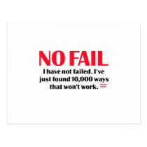 No Fail postcards
