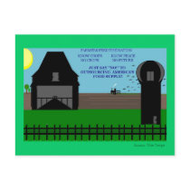 NO FARM OUTSOURCING POST CARD