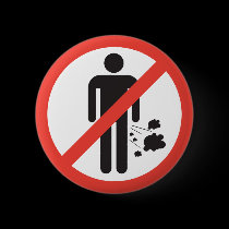 No Farting buttons