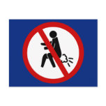 NO Farting ⚠ Funny Thai Toilet Sign ⚠ postcards