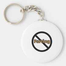 No Farting Key Chain