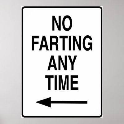 no farting