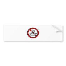 No Fat Chicks Bumper Sticker