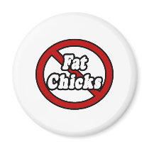No Fat Chicks magnets