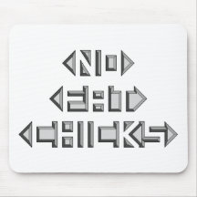 NO FAT CHICKS MOUSE PAD
