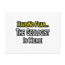 No Fear...Geologist postcards