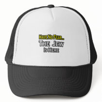 No Fear...Jew Is Here Mesh Hat