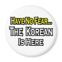 No Fear...Korean Is Here magnets