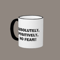 NO FEAR! mugs