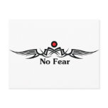 No Fear Post Card
