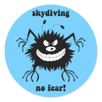 no fear skydiving stickers