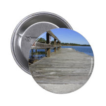 No Fishing Pinback Buttons