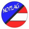 No Flag Sticker by jfjeter3 No Flag Sticker