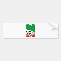 No Fly Zone Bumper Sticker
