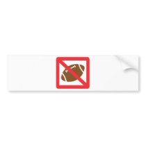 no football bumper sticker