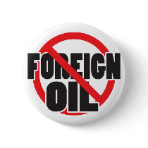 No Foreign Oil buttons by AmericanElephant No Foreign Oil buttons