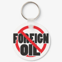 No Foreign Oil keychains by AmericanElephant No Foreign Oil keychains