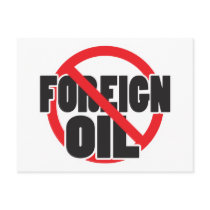 No Foreign Oil postcards