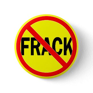 No Fracking button