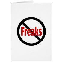 No Freaks cards