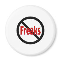 No Freaks magnets