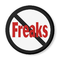 No Freaks magnets