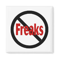 No Freaks magnets