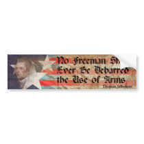 No Freeman.... bumper stickers by reflexart No Freeman.... bumper stickers