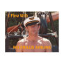 'No Frills Airline' Postcard